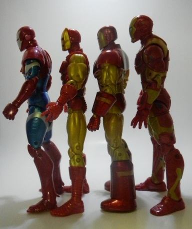 You can see how much bigger Heroic Age Iron Man is next to other armors